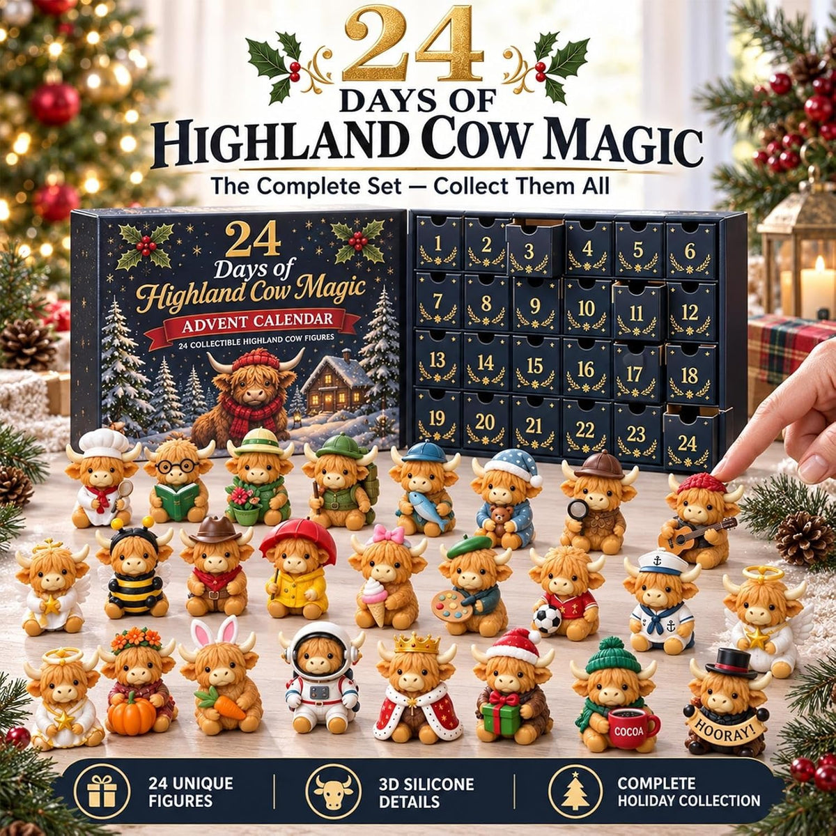 Highland Cow Advent Calendar