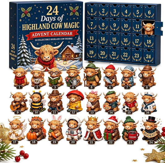 Highland Cow Advent Calendar